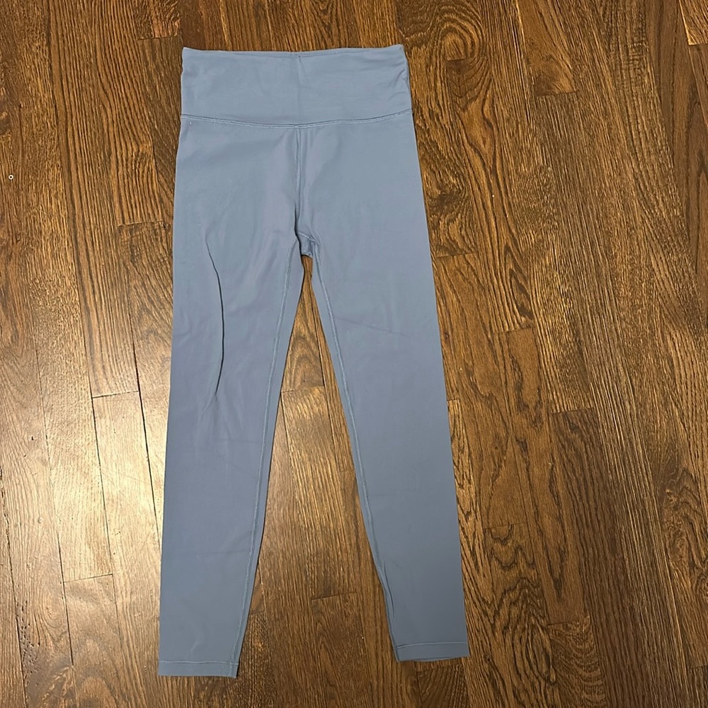 Athleta ultra high rise chit chat blue leggings